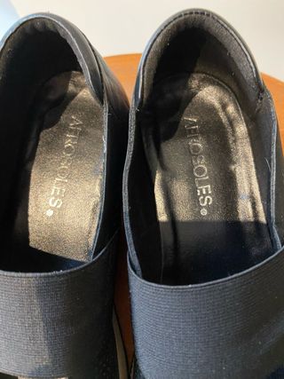 Zapatos negros cómodos T36