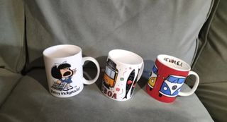 Tazas de cerámica variadas