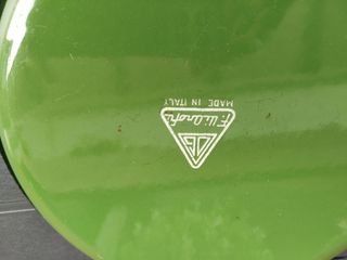 Pentolina bassa portafrutta vintage smaltata