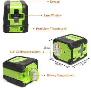 NIVEL LASER VERDE HUEPAR 30M (NUEVO)
