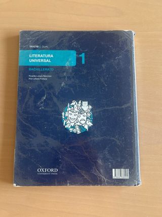 Libro literatura universal primero bach. oxford