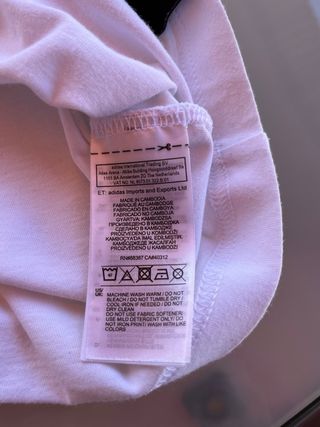 Camiseta Adidas Real Madrid Blanca