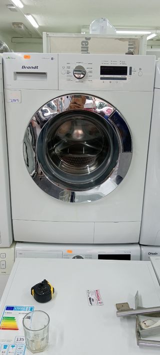 Lavadora Brandt 8kg A+++ Carga Frontal
