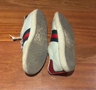 Zapatillas Gucci Ace Bordado Tigre Blancas
