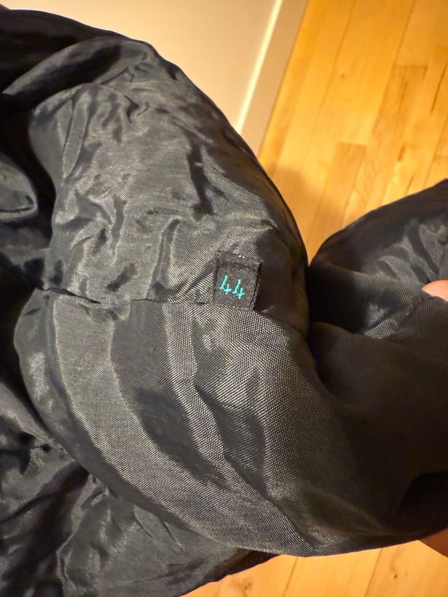 Abrigo largo cuero vintage Matrix