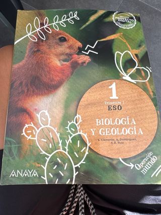 Biología y Geología 1ºde la eso