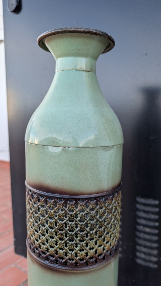 Jarrón Vintage Latón 
