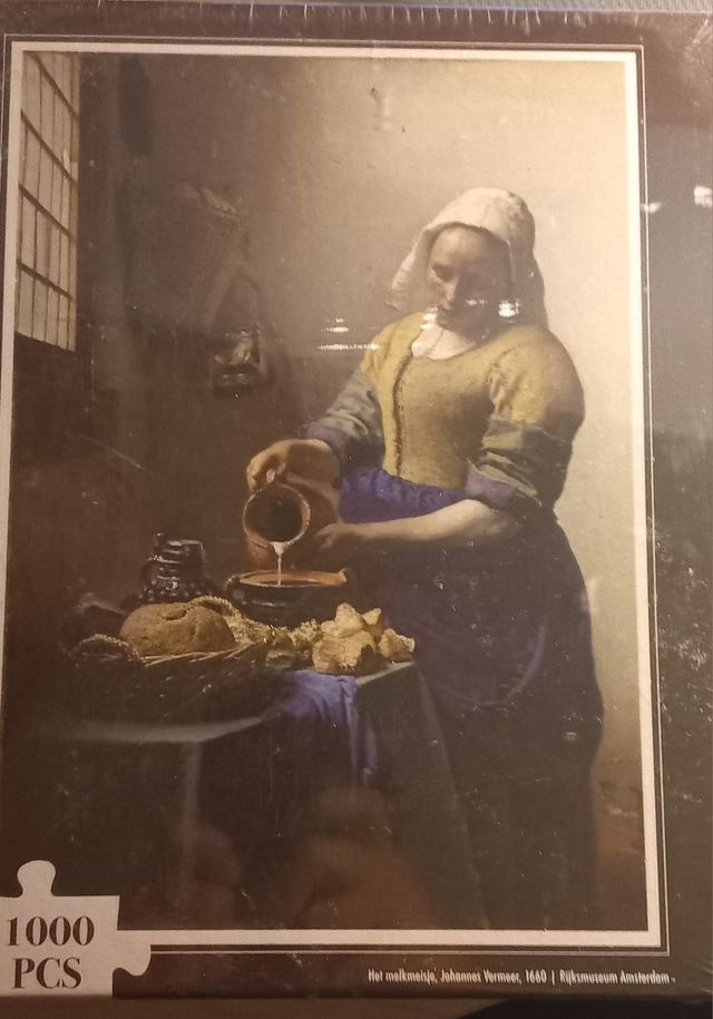 Puzzle 1000 pezzi La Lattaia Vermeer