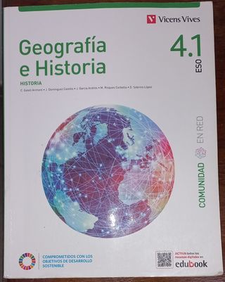 Libros de geografía e historia de 4 de la ESO