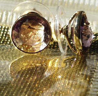 Pendientes Seed Morado de Acus
