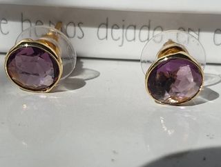 Pendientes Seed Morado de Acus