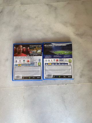 FIFA 17 y FIFA 19 PS4