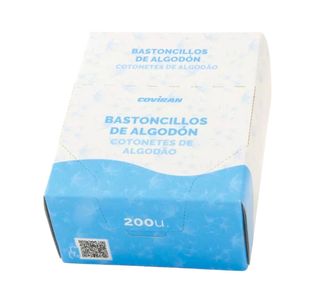 Bastoncillos Algodón Covirán 200 uds