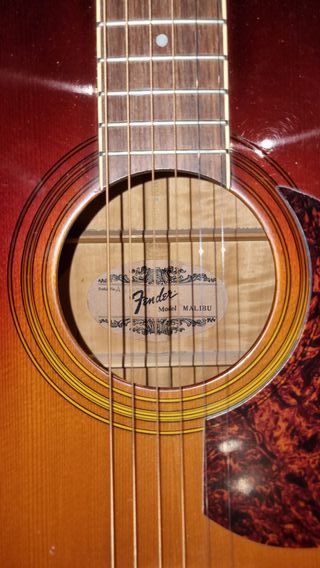 Fender Malibu Sunburst Guitarra Acústica