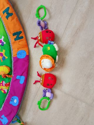 Gimnasio/manta de actividades para bebé con arcos