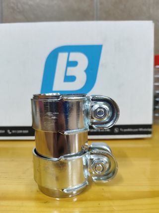 Abrazadera para tubo de escape de acero inoxidable