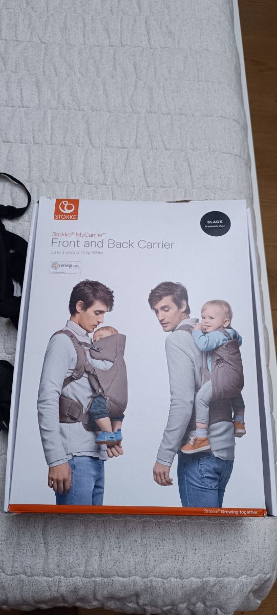 Marsupio Stokke MyCarrier Front/Back Nero