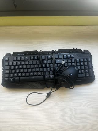 Teclado y Ratón KROM Negro