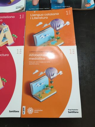 Lote libros 1º ESO Ramar Santillana y Oxford