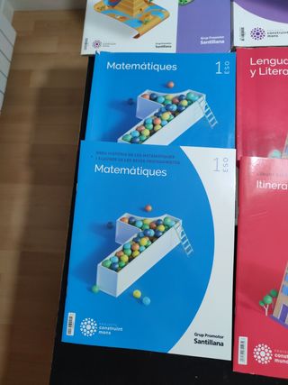 Lote libros 1º ESO Ramar Santillana y Oxford