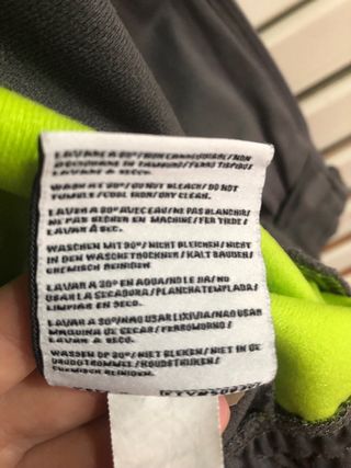 Giacca tuta Kappa grigia e verde taglia L