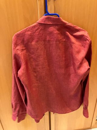 Camisa Lino Loro Piana Roja