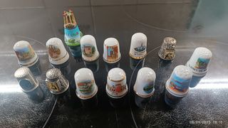 Colección 14 Dedales Ciudades Catalanas