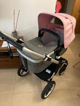 Carro Bugaboo Fox 2 Rosa y gris