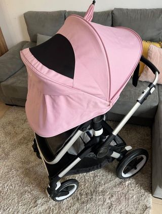 Carro Bugaboo Fox 2 Rosa y gris