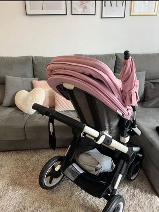 Carro Bugaboo Fox 2 Rosa y gris