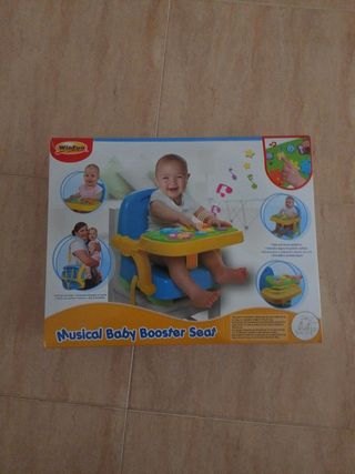 Trona musical portátil de bebe