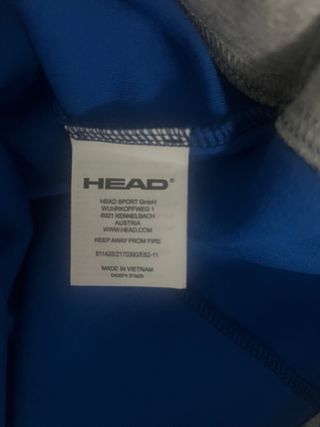 Talla M. Sudadera HEAD. 