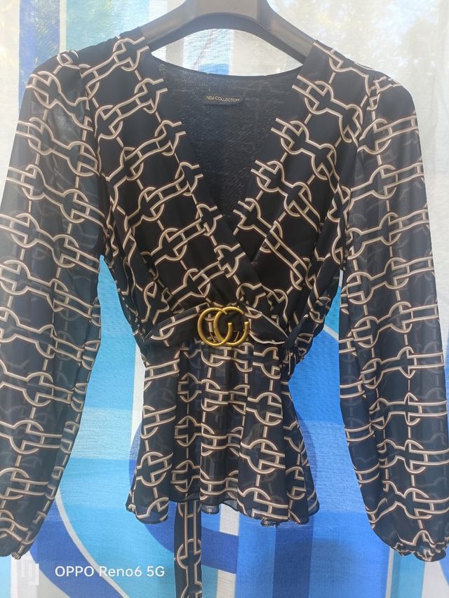 MM COLLECTION Taglia M Nero Oro