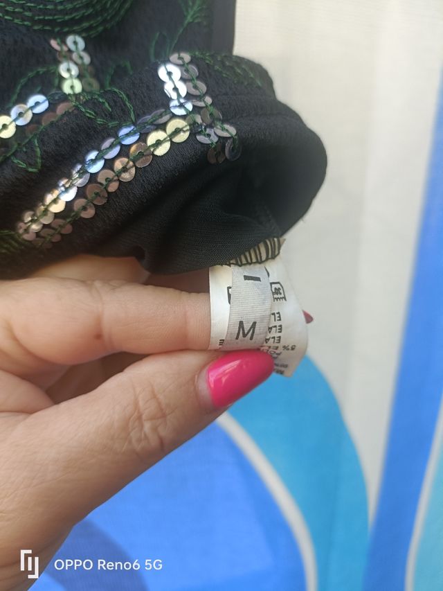 MM COLLECTION Taglia M Nero Oro