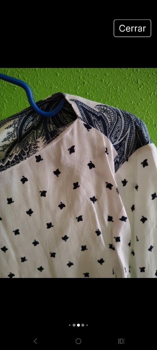 Blusa Zara Mujer Estampada