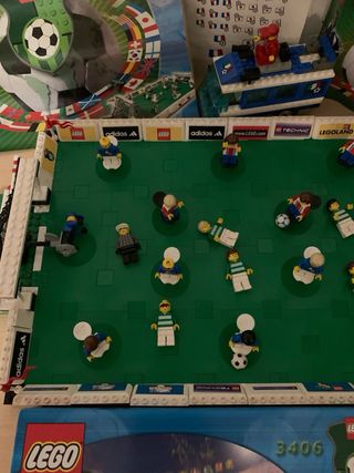 Set Lego Campo da Calcio 3409 e 3406
