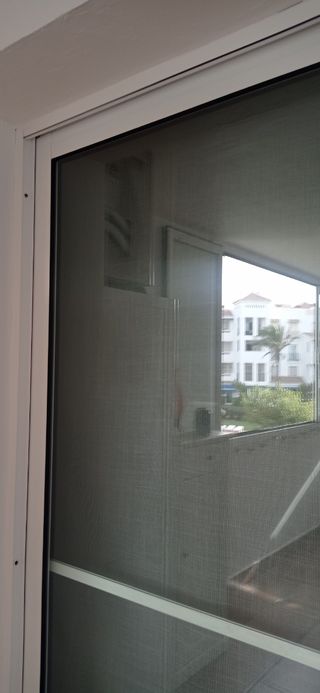 2 Puerta corredera aluminio + marco+ mosquitera