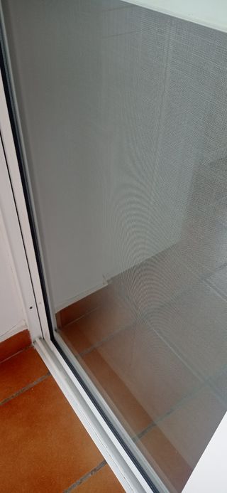 2 Puerta corredera aluminio + marco+ mosquitera