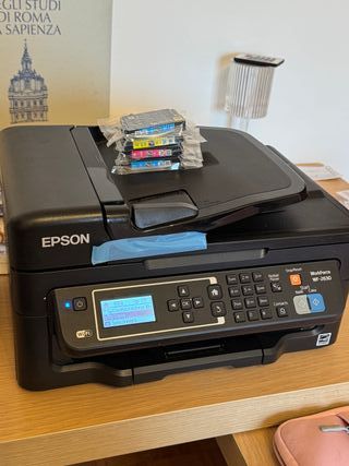 Stampante Epson WorkForce WF-2630 + 4 cartucce