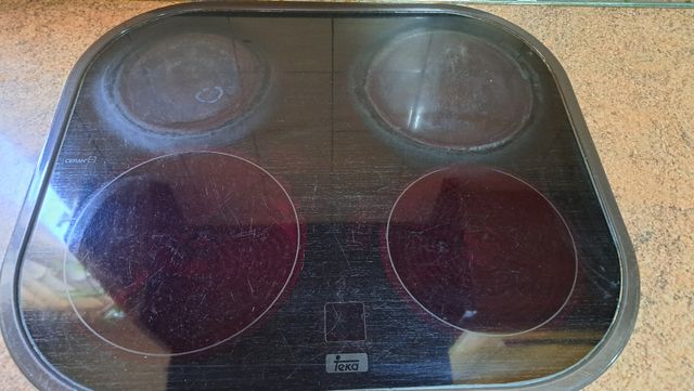 Placa Vitrocerámica Teka 4 fuegos sin mandos