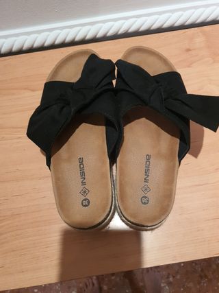 Sandalias INSIDE negras talla 38