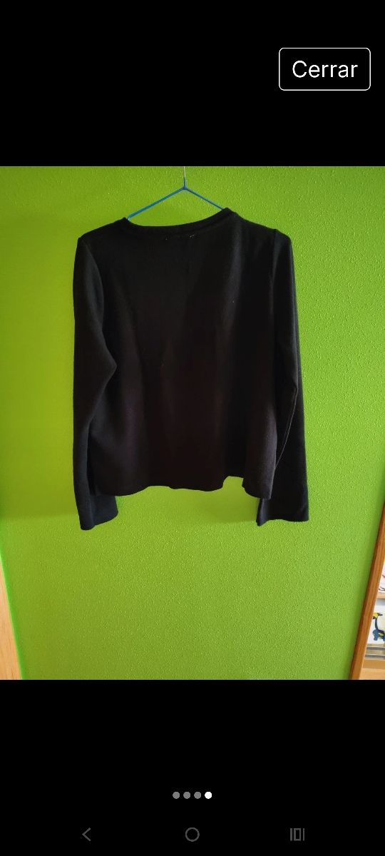 Jersey fino Zara bordado flores