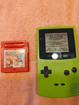 Nintendo Game Boy Color Verde + Juegos