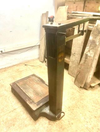 Báscula industrial antigua Fairbanks