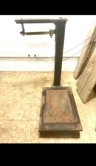 Báscula industrial antigua Fairbanks