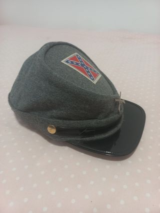 Gorra Militar Confederada Americana.