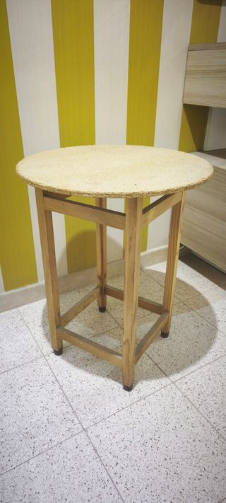 Mesa camilla redonda 50cm diámetro