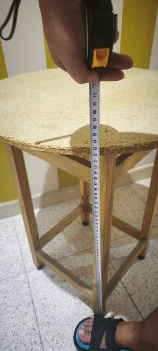 Mesa camilla redonda 50cm diámetro