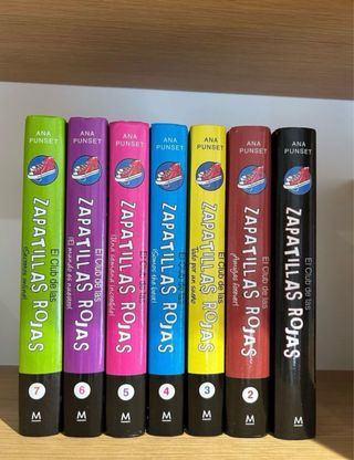 Libros "El club de las zapatillas rojas"