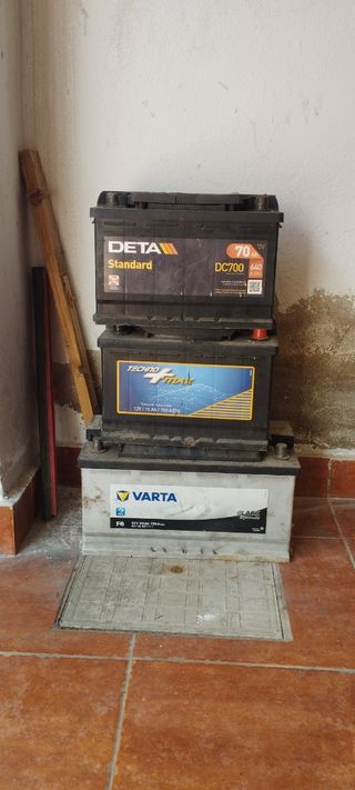 Baterías de coche DETA, Techno y Varta